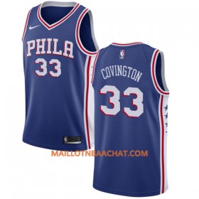 Maillot NBA Philadelphia 76ers Robert Covington 33 Nike 2017-18 Bleu Swingman - Homme